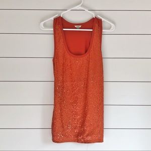Fossil Sequin Tank